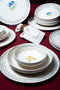 Hermia Mimoza Juego de Cena de Porcelana de 18 Piezas Multicolor